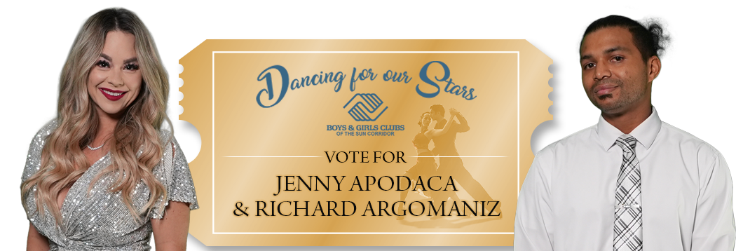 Jenny Apodaca and Richard Argomaniz Golden Ticket