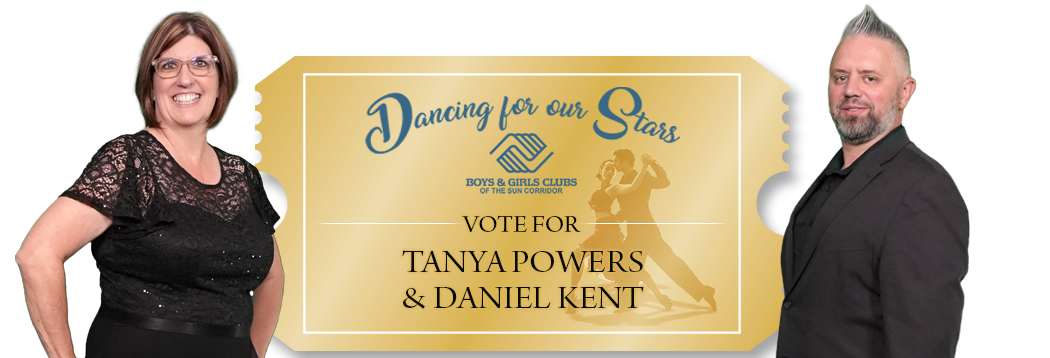 Tanya Powers and Daniel Kent Golden Ticket